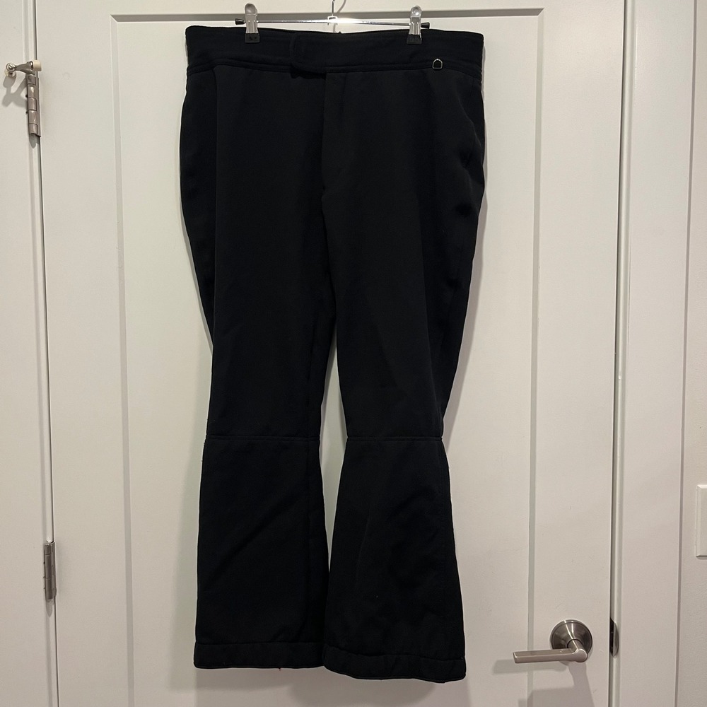 Schoeller of Switzerland Skifans Stretch Men Ski Pant Black Size 38 Swiss Fabric